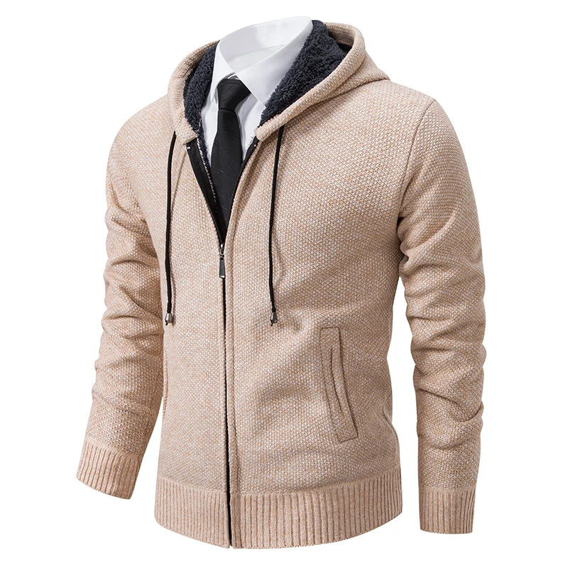Jens | Fleece Zip-Up Cardigan