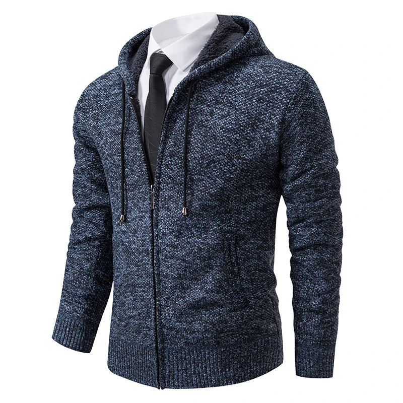 Jens | Fleece Zip-Up Cardigan