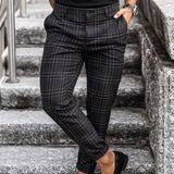 Ståle | Muške ležerne karirane pantalone