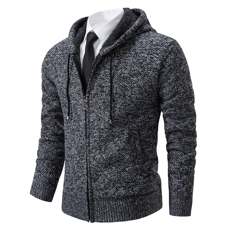 Jens | Fleece Zip-Up Cardigan