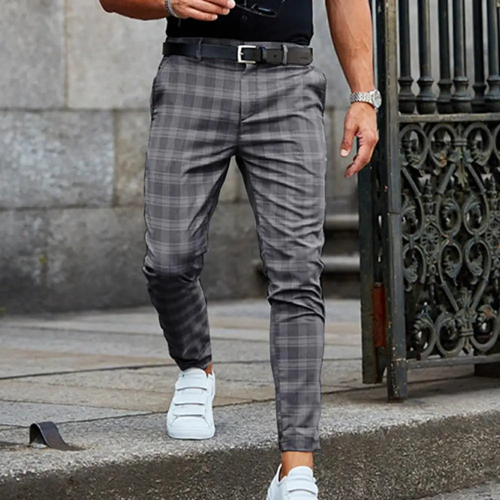 Ståle | Muške ležerne karirane pantalone