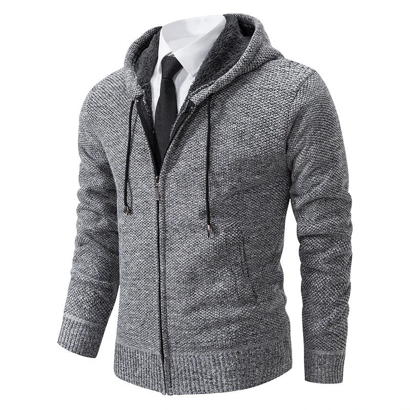 Jens | Fleece Zip-Up Cardigan