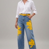 Sophia | Elegantne cvetne pantalone