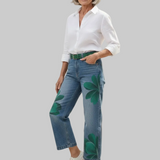 Sophia | Elegantne cvetne pantalone