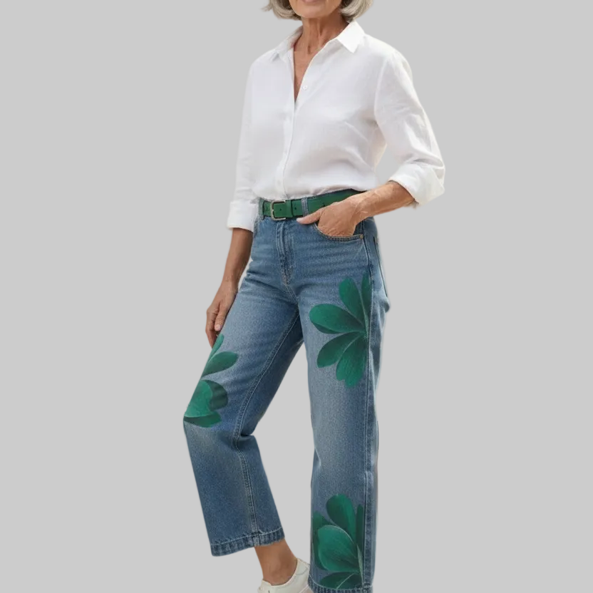 Sophia | Elegantne cvetne pantalone