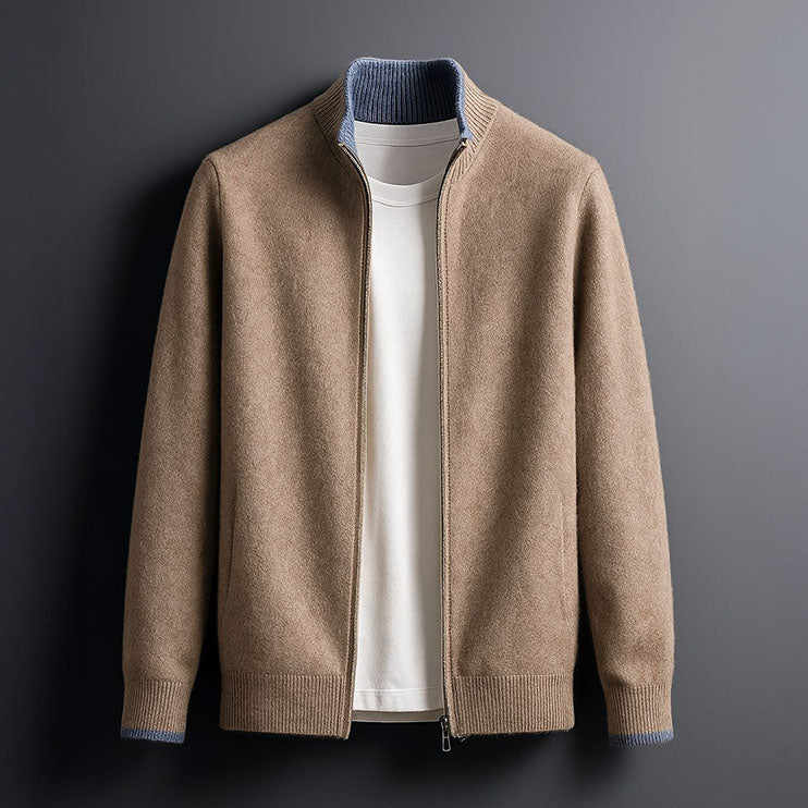 Hrafn | Men's Zip-Up Pullover