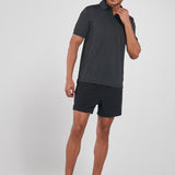 Muška polo majica od mrežaste tkanine slim fit kroja