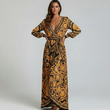Faye - Boho Haljina s Printom